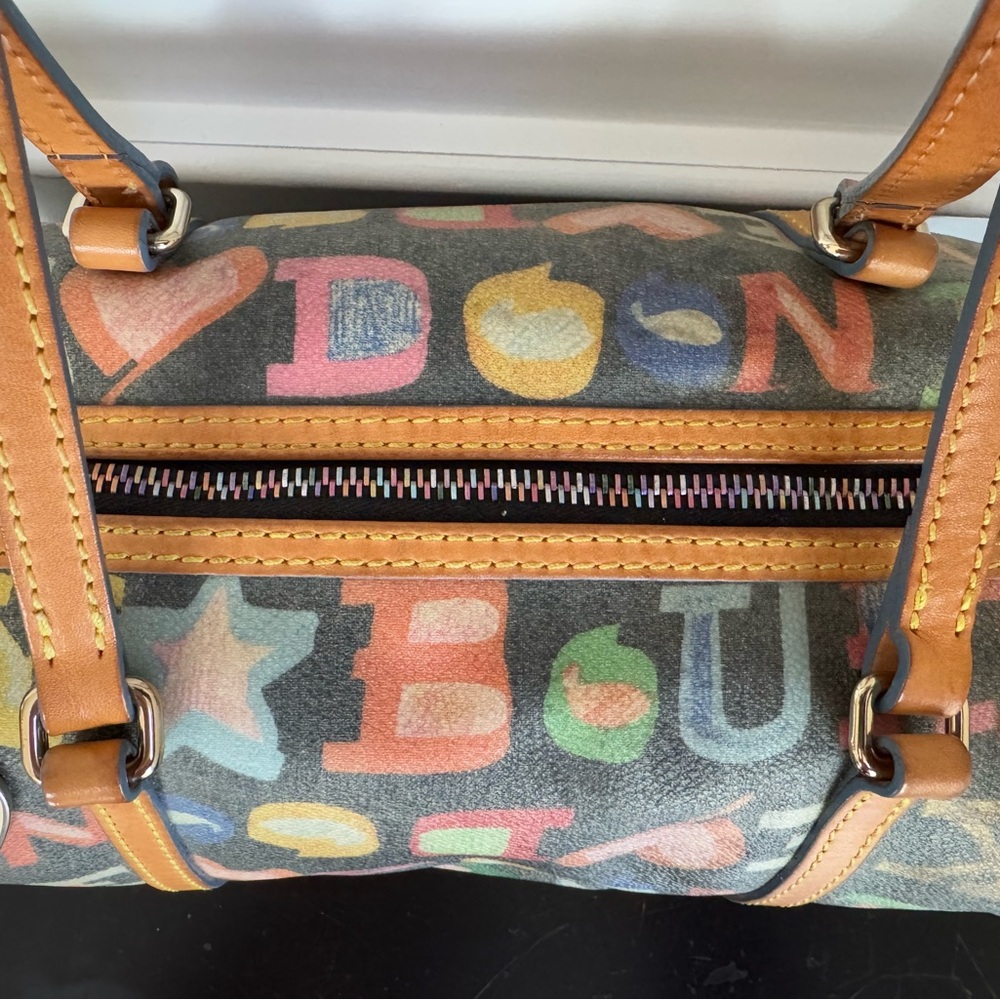 Vintage 90s Dooney & Bourke Signature Satchel - Picture 5 of 16